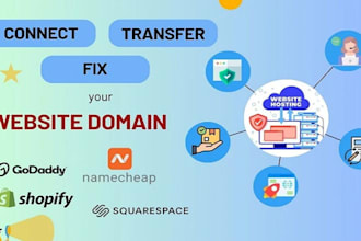 fix domain connection error, setup dns for your website