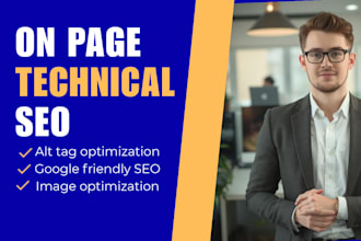 do onpage SEO and technical optimization for your wordpress website