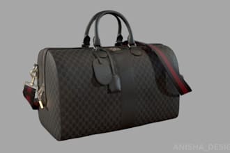 create a stunning bag animations, backpack design, tote bag, luggage bag, purse