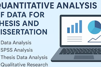 analyze qualitative and quantitative data for your thesis or dissertation