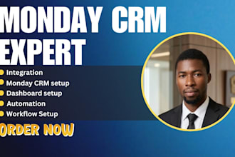set up and automate your monday com  monday CRM monday automation to boost sale