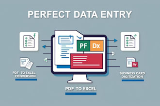 convert the pdf into excel form and clean the data