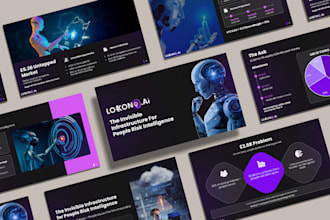 design, redesign powerpoint presentation, pitch deck, google slides and canva