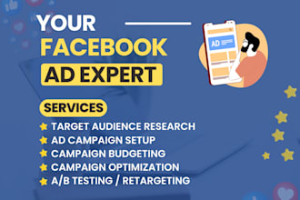 setup and manage facebook ads campaign, instagram ads, fb or meta ads marketing