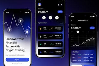 develop crypto wallet app crypto trading app fintech app exchange platform