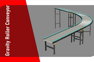 professionally design a gravity roller conveyor