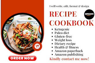 design amazon kdp recipe cookbook, cookbook writing, cookbook formatting design