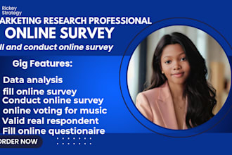 create online survey, goggle form, jotform with 1000 online survey respondent