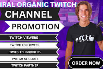 grow your twitch channel with organic promotion to bring real live viewers