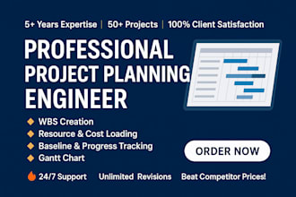 build primavera p6 project plans with wbs, activities and baselines