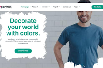 build squarespace painting website commercial painting house painting website