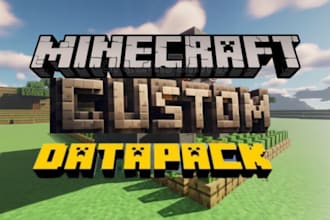 create amazing custom minecraft data pack for minecraft world