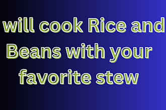 cook rice and beans for you in the next 30 minute