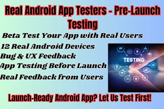 test your app for google play close testing with real 12 testers
