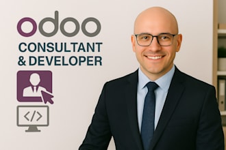 be your expert odoo developer, consultant and trainer