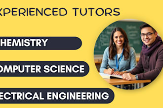 be your clear, effective tutoring in chemistry, cs and electrical engineering
