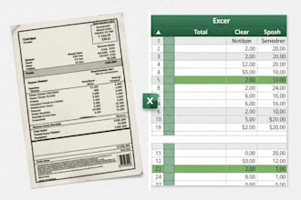 convert your PDF invoices to editable excel format