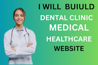 build, design, redesign medical, healthcare, doctor, hospital wordpress website