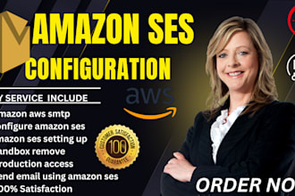 fix configure amazon ses, amazon aws smtp with sending limit increase