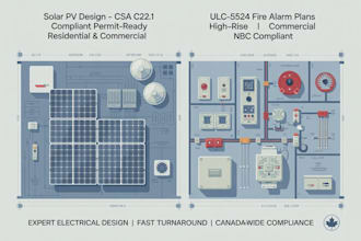 canadian bc on ns ab solar pv permit design fire alarm system design
