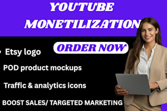 develop an organic youtube channel eligible for monetization using cash cow SEO