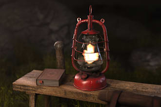 create a stylized or low poly 3d model