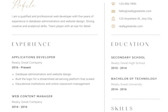 improve or redesign your CV to be clean modern and job ready
