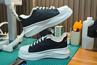 do production ready shoe 3d show model 3d shoe design for 3d printing