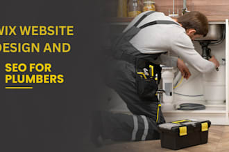 design plumbing website, SEO optimization, and website mix backlinks