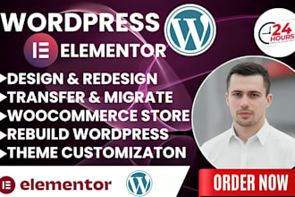 design wordpress website, rebuild wordpress, wordpress VA, woocommerce store