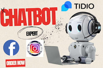 setup ai chatbot for wordpress using tidio and facebook chatbot