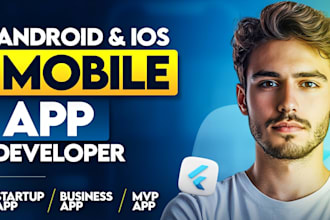 be your flutter developer for android ios mobile app development with firebase