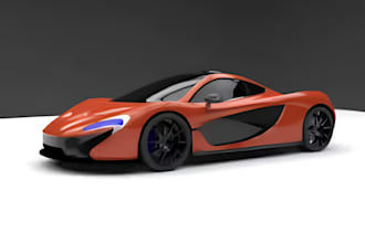 do3d rc car model interior car model exterior car model for 3d game