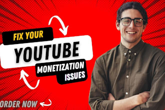 fix youtube monetization issues, adsense problem