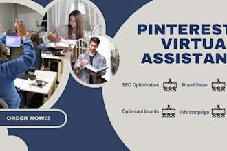 be your pinterest marketing manager, SEO, and ads to boost traffic and sales