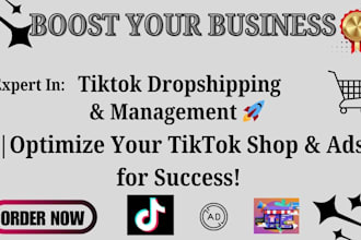 set up tiktok dropshipping shop manage optimize tiktok shop tik tok ads