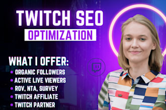 perform twitch promotion for your channel to boost natural live viewers