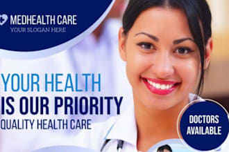 build medical, healthcare, dental, clinic, doctor and hospital website
