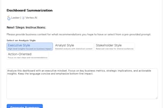 build custom looker extension