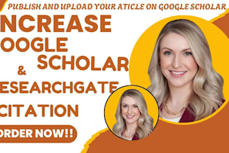 write, format, upload your academic paper with google scholar and researchgate