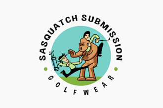 design attractive sports golf wear logo