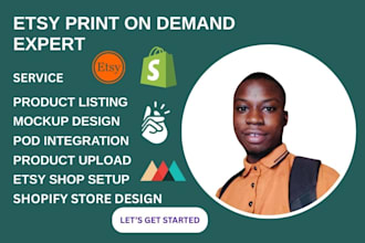 setup shopify store print on demand etsy shop with printful gelato spod printify