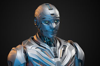 create 3d mocdeling for mech, 3d robot, spaceship hard surface 3d model concept