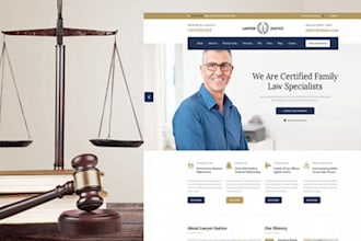 create lawyer website law firm attorney website in wordpress