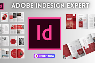 design and format stunning adobe indesign layouts for books brochures