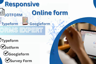 do online survey using google form, jotform, survey, typeform, questionnaire