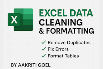 clean ,format and analyze excel or google sheets data