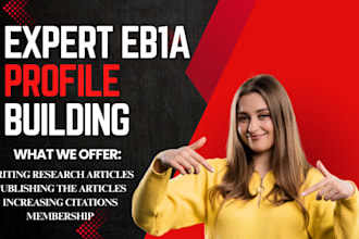 write articles and increase citations for eb1a