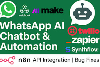 whatsapp ai chatbot whatsapp automation api whatsapp fix flow n8n automation