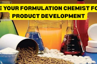 be your formulation chemist for product development